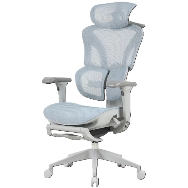 Фото - Кресло офисное OfficePro Elite OC950GLB Gray/Light Blue